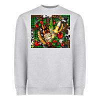 Heather Grey beer set for Christmas Heavyweight Sweatshirt - AdoDesignShop