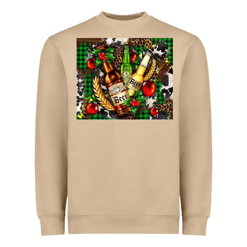 Beer Set For Christmas Heavyweight Sweatshirt by AdoDesignShop | Teevron