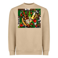 Mushroom beer set for Christmas Heavyweight Sweatshirt - AdoDesignShop