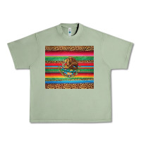 Oil Green serape leopard mexican Urban Heavy Tee - Jasminsmagicworld