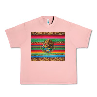 Salmon serape leopard mexican Urban Heavy Tee - Jasminsmagicworld
