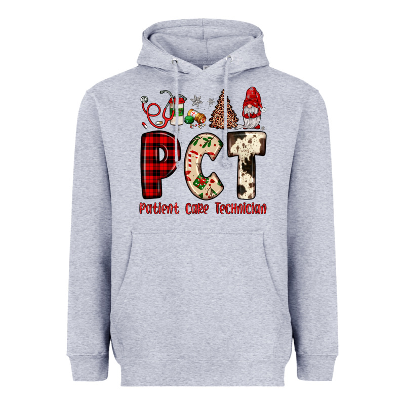 Pct Patient Care Technician  Christmas Heavyweight Hoodie by JahusDesignShop | Teevron