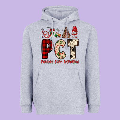 Pct Patient Care Technician  Christmas Heavyweight Hoodie Designed By Jahusdesignshop