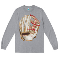 Heather Grey Catchers Mitt Fa Element Long Sleeve Tee - FaDigitalArtStudio