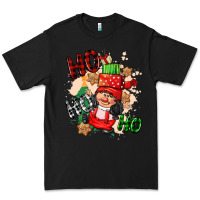 Black ho ho ho girl gnome Premium Tee - CowGirlArtShop