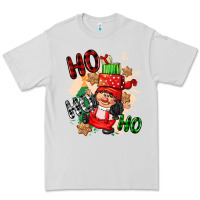Dove Grey ho ho ho girl gnome Premium Tee - CowGirlArtShop