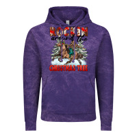 Cloud Purple Rockin Around The Christmas Tree Rodeo Vintage Hoodie - FaDigitalArtStudio