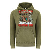 Vintage Olive Rockin Around The Christmas Tree Rodeo Vintage Hoodie - FaDigitalArtStudio