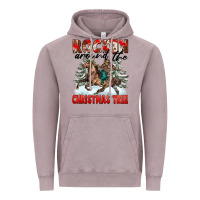 Vintage Zinc Rockin Around The Christmas Tree Rodeo Vintage Hoodie - FaDigitalArtStudio