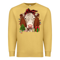 Antique Gold Christmas Hereford Premium Sweatshirt - JahusDesignShop