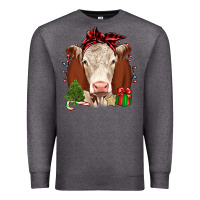 Charcoal Heather Christmas Hereford Premium Sweatshirt - JahusDesignShop