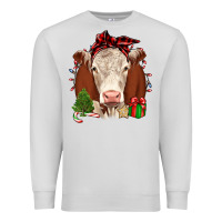 Dove Grey Christmas Hereford Premium Sweatshirt - JahusDesignShop