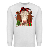 Oatmeal Heather Christmas Hereford Premium Sweatshirt - JahusDesignShop