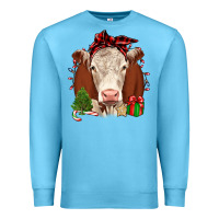 Ocean Blue Christmas Hereford Premium Sweatshirt - JahusDesignShop