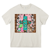 Cream western he is risen with rabbit Heavy Core Tee - TumblerDesignByShophia