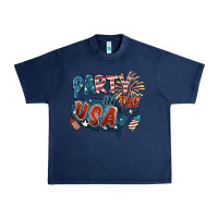 Navy Party in the USA Urban Heavy Tee - FaDigitalArtStudio