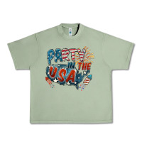 Oil Green Party in the USA Urban Heavy Tee - FaDigitalArtStudio