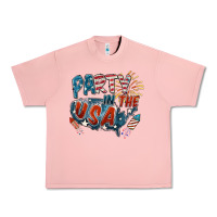 Salmon Party in the USA Urban Heavy Tee - FaDigitalArtStudio