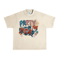 Sandshell Party in the USA Urban Heavy Tee - FaDigitalArtStudio