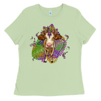 Matcha simmental mardi gras Ladies Tee - OliviaCreatesArt