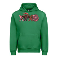 Emerald xoxo calf and gemstone Urban Hoodie - RanaPortraitStore
