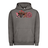 Pigment Tornado xoxo calf and gemstone Urban Hoodie - RanaPortraitStore