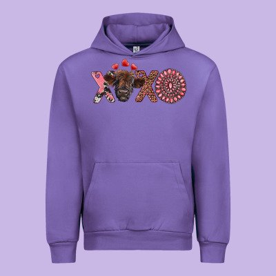 Xoxo Calf And Gemstone Urban Hoodie Designed By Ranaportraitstore