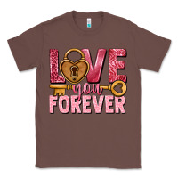 Chestnut Love you forever Valentine's Day Classic Tee - HowdyJamesFarm