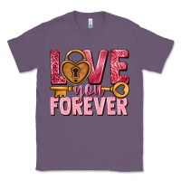 Lavender Love you forever Valentine's Day Classic Tee - HowdyJamesFarm