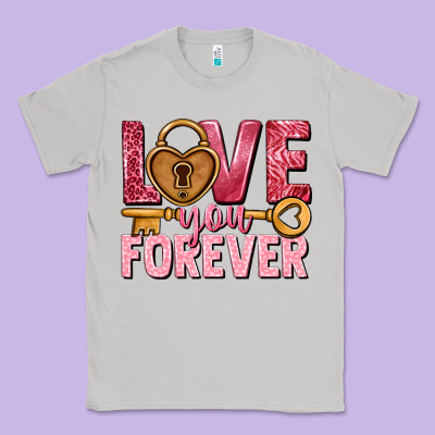Love You Forever Valentine's Day Classic Tee Designed By Howdyjamesfarm