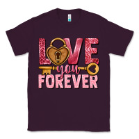 Plum Love you forever Valentine's Day Classic Tee - HowdyJamesFarm