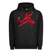 Pigment Black zuko Urban Hoodie - DesigneFamous