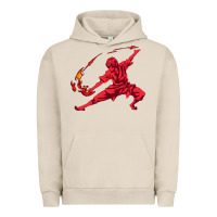 Pigment French Oak zuko Urban Hoodie - DesigneFamous