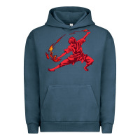 Pigment Midnight Navy zuko Urban Hoodie - DesigneFamous