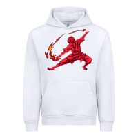 White zuko Urban Hoodie - DesigneFamous