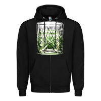 Black gin tonic Zipper Hoodie - AdoDesignShop