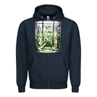 Navy gin tonic Zipper Hoodie - AdoDesignShop