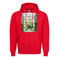 Red gin tonic Zipper Hoodie - AdoDesignShop