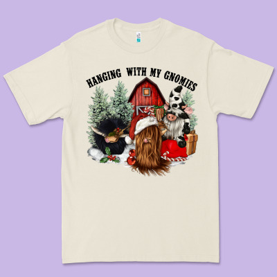 Hanging With My Gnomies Premium Tee Designed By Cowgirlartshop