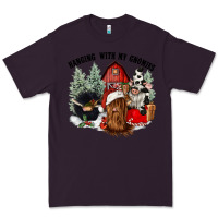 Plum hanging with my gnomies Premium Tee - CowGirlArtShop