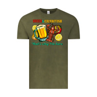 Vintage Olive Beer&crawfish that's why i'm here Vintage Tee - FaDigitalArtStudio