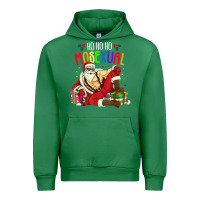 Emerald mens ho ho ho mosexual Urban Hoodie - DesigneFamous