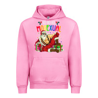 Fuchsia Pink mens ho ho ho mosexual Urban Hoodie - DesigneFamous