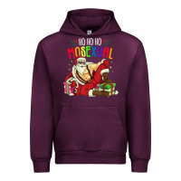 Mauve Wine mens ho ho ho mosexual Urban Hoodie - DesigneFamous