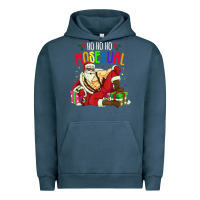Pigment Midnight Navy mens ho ho ho mosexual Urban Hoodie - DesigneFamous