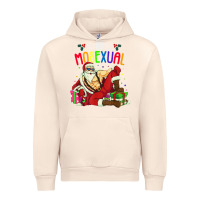 Sandshell mens ho ho ho mosexual Urban Hoodie - DesigneFamous