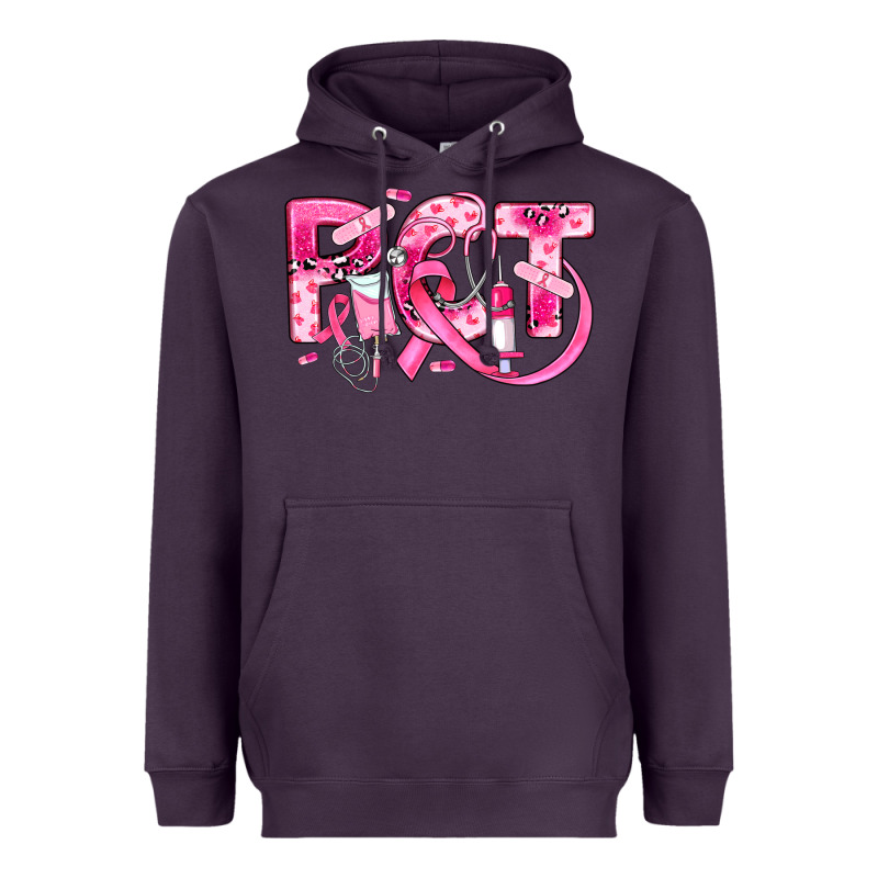 Breast Cancer Pct Patient Care Technician Heavyweight Hoodie by JahusDesignShop | Teevron