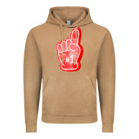 Vintage Camel number one foam finger Vintage Hoodie - FaDigitalArtStudio