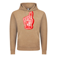 Vintage Coffee number one foam finger Vintage Hoodie - FaDigitalArtStudio