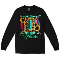 Black Gemini Long Sleeve Tee - RanaPortraitStore